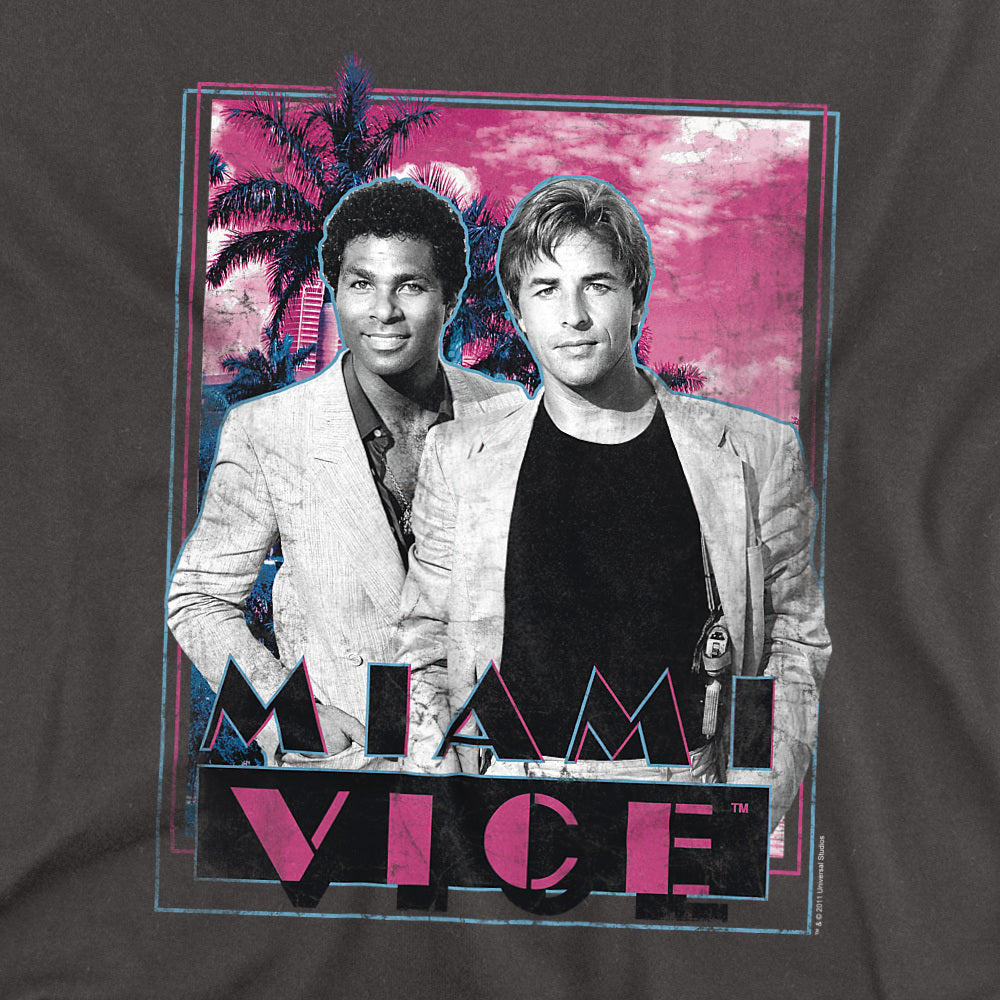 Miami Vice Pink Sunset T-Shirt
