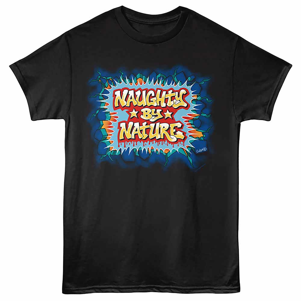 officially licensed Naughty by Nature Graffiti T-Shirt tee
