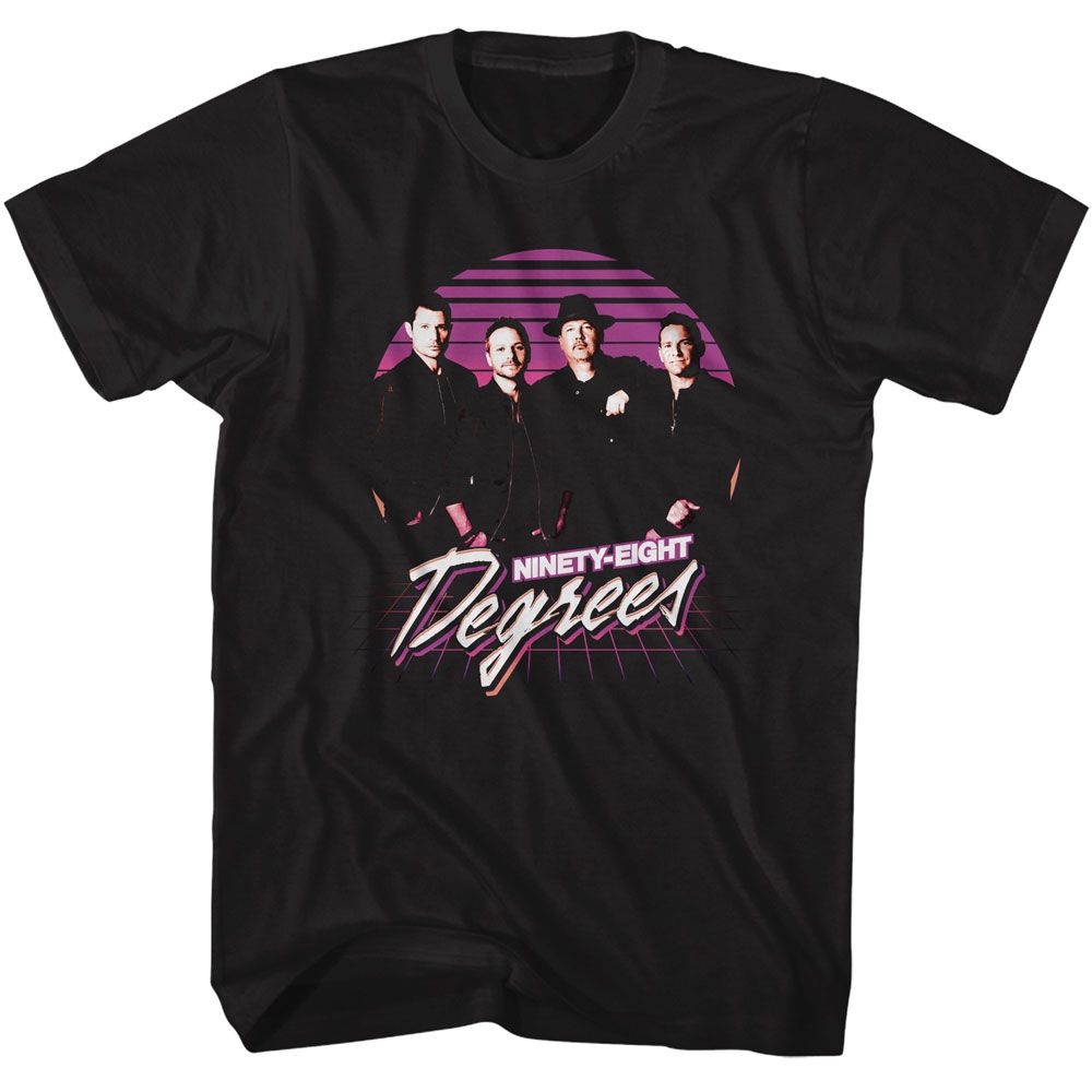 officially licensed 98 Degrees Retro Group Shot T-Shirt tee