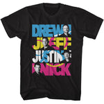 officially licensed 98 Degrees Names T-Shirt tee