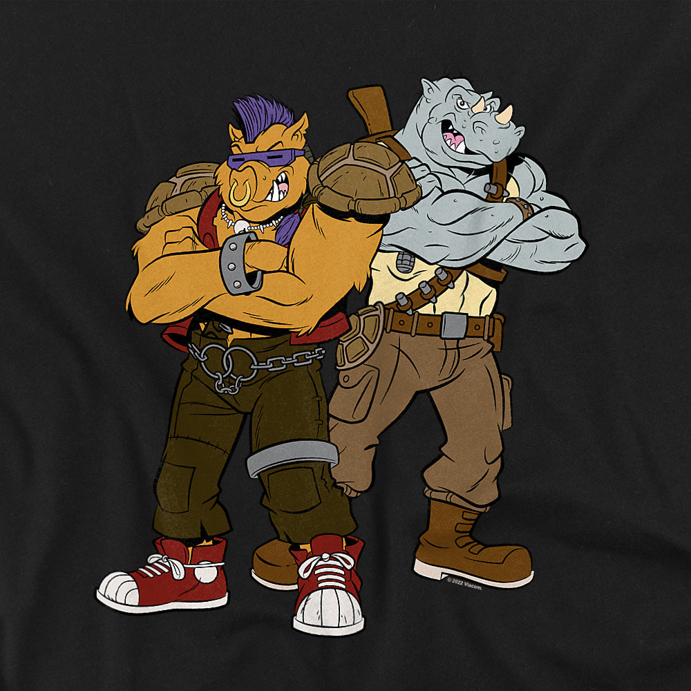 Teenage Mutant Ninja Turtles Bebop & Rocksteady Classic Cartoon T-Shirt