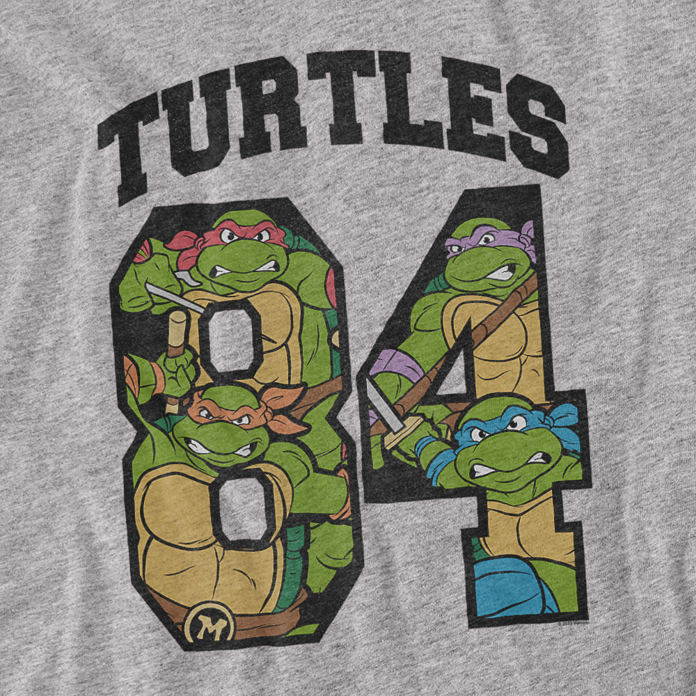 Tartarughe Ninja TMNT – T-Shirt Uomo Con Logo Classico, Grigio Scuro, Regular Fit
