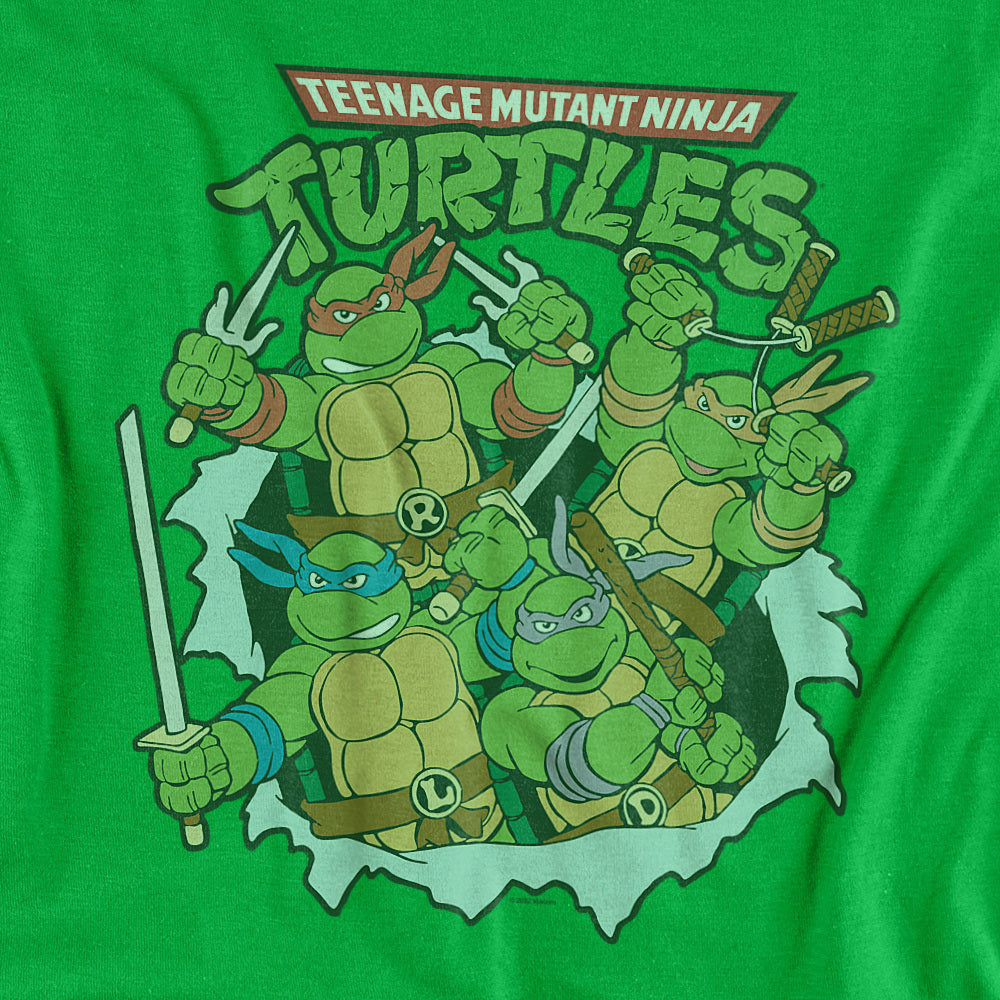 Teenage Mutant Ninja Turtles Group Retro T-Shirt