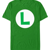 officially licensed Nintendo Luigi Icon T-Shirt tee
