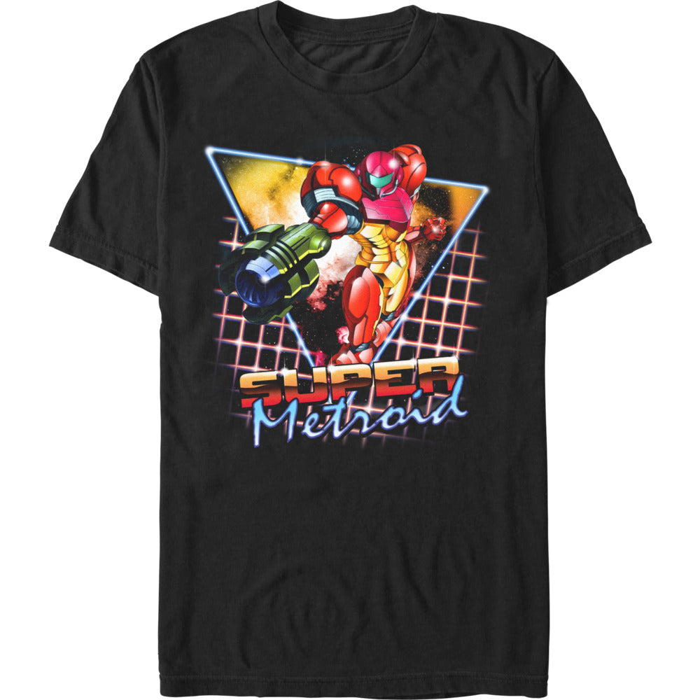 Nintendo Retro Blaster Black graphic t-shirt