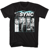 officially licensed NSYNC Blue Flame T-Shirt tee