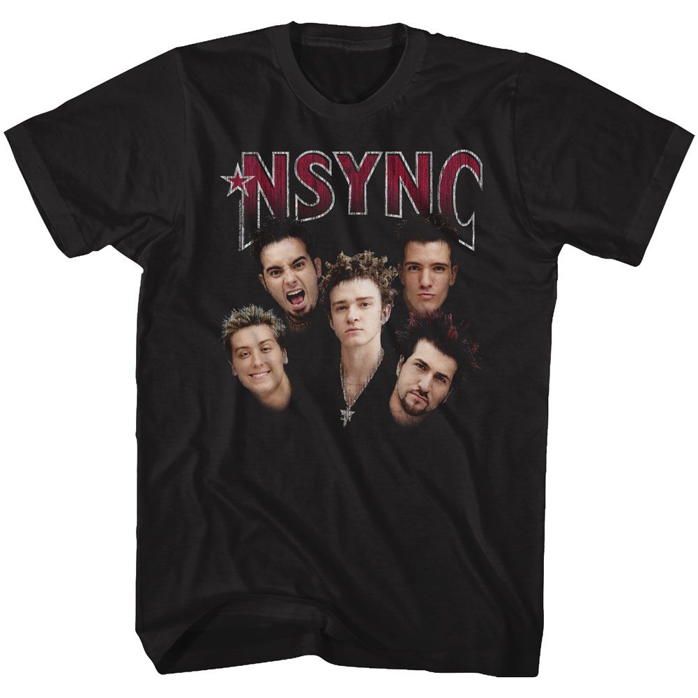 officially licensed NSYNC Group Shot T-Shirt tee