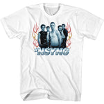 officially licensed NSYNC Flames T-Shirt tee