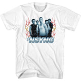officially licensed NSYNC Flames T-Shirt tee