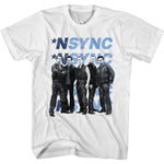 officially licensed NSYNC Multi Logo T-Shirt tee