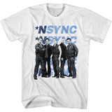 officially licensed NSYNC Multi Logo T-Shirt tee