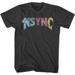 officially licensed NSYNC Multi Color Logo T-Shirt tee