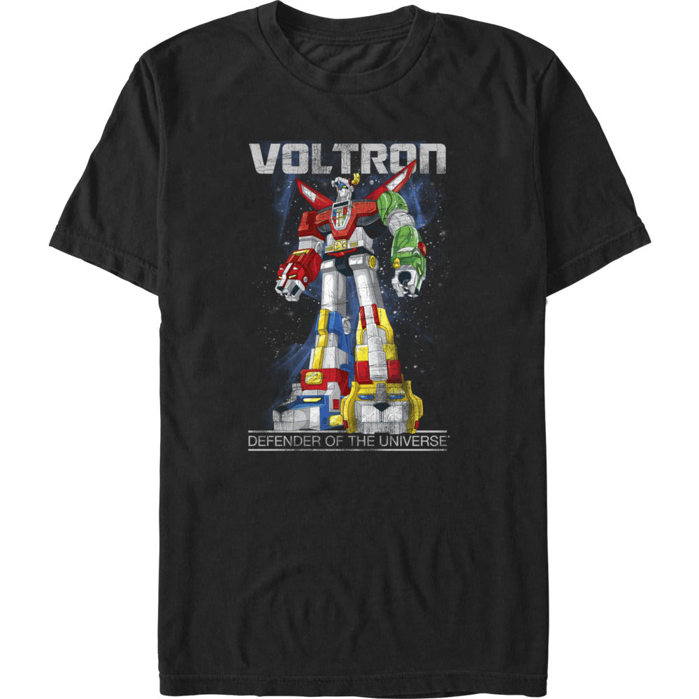 Voltron: Defender Of The Universe Vintage Giant Black graphic t-shirt