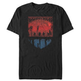 Stranger Things Flay Trail Black graphic t-shirt