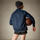 Members Only Women's Satin Bomber Jacket
