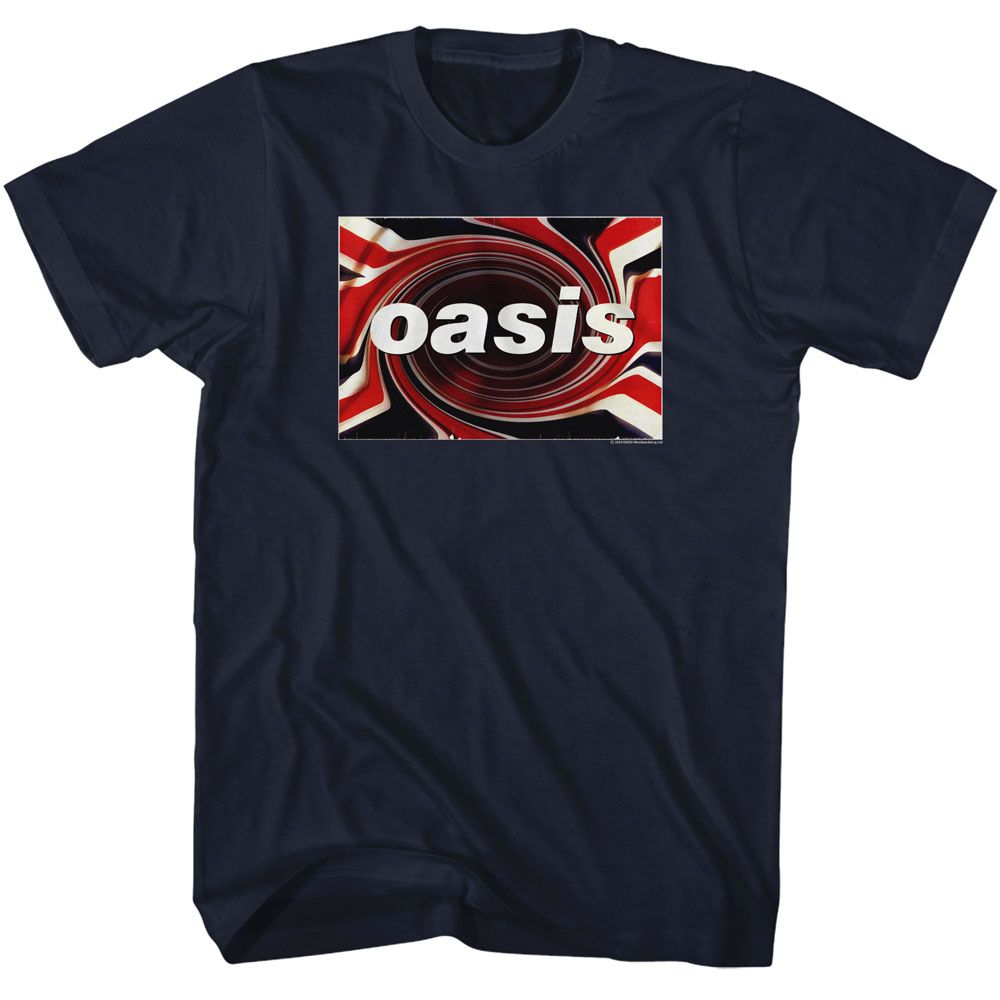 officially licensed Oasis Union Jack Logo T-Shirt tee