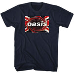 officially licensed Oasis Union Jack Logo T-Shirt tee