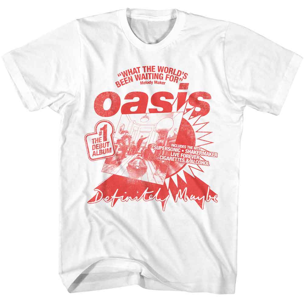 officially licensed Oasis Debut Album T-Shirt tee