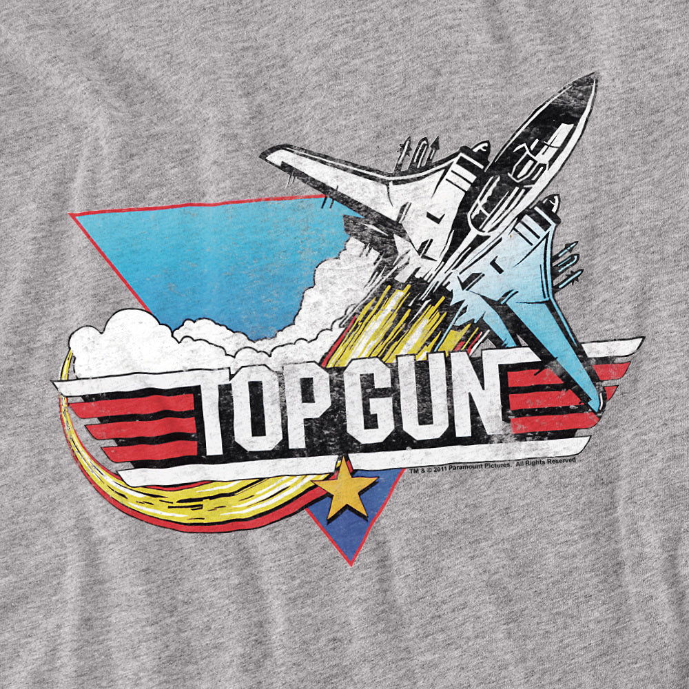Top Gun Fighter Jet Retro T-Shirt