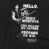 Princess Bride Inigo Montoya Quote T-Shirt