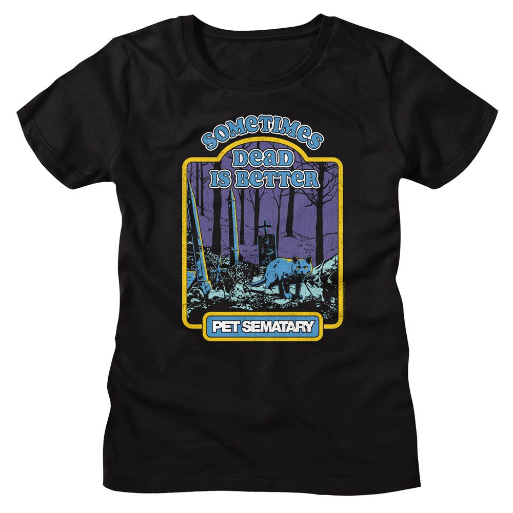 officially licensed Pet Sematary Storybook Sematary women's tee