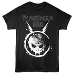 officially licensed Powerman 5000 Space Skull Logo Black T-Shirt tee