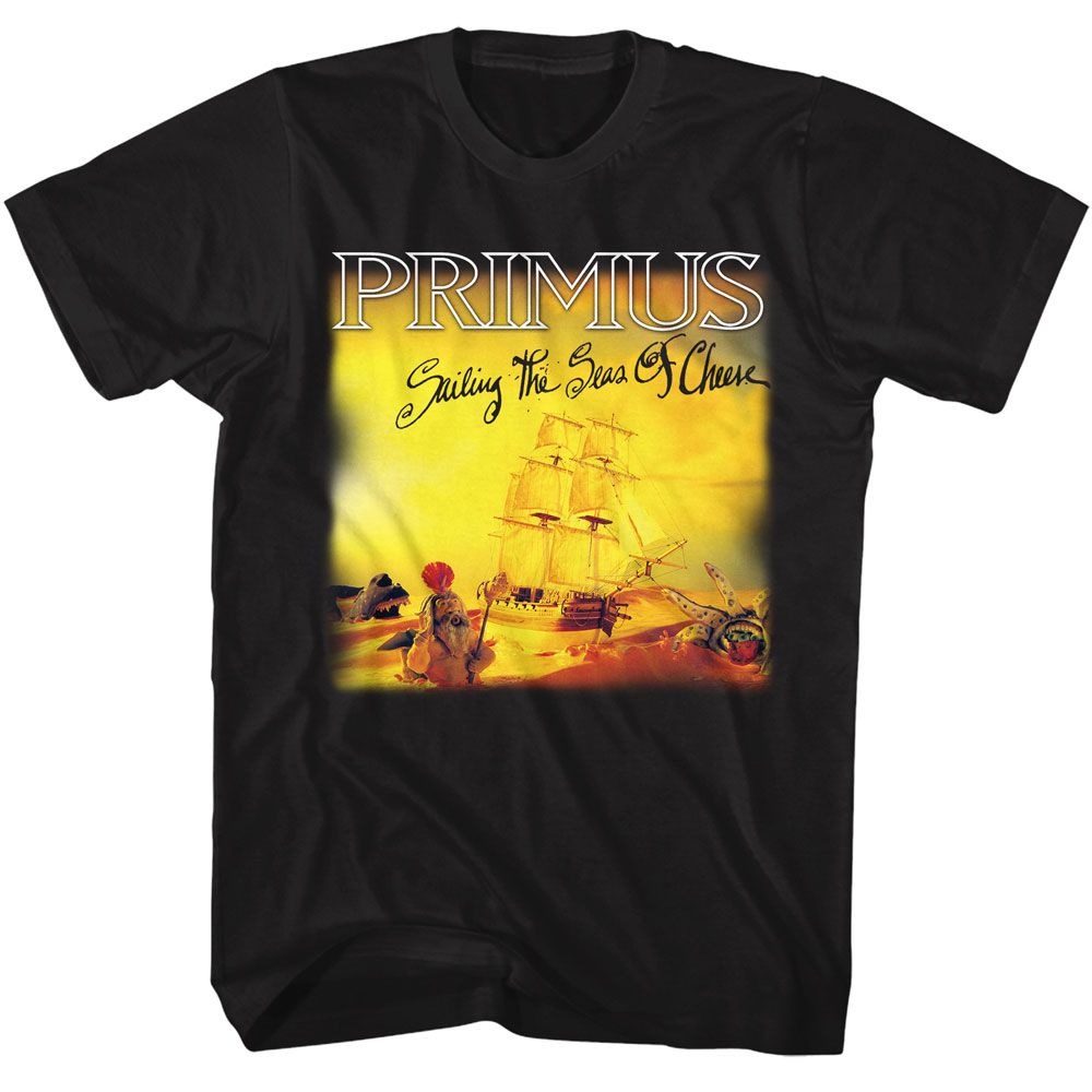 officially licensed Primus Sailing the Seas of Cheese T-Shirt tee