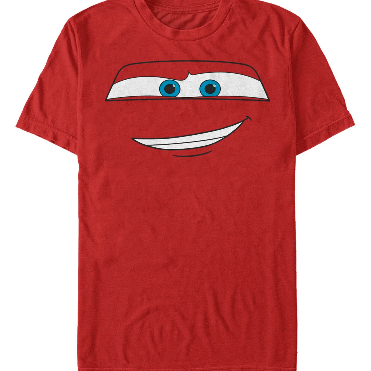 officially licensed Disney Pixar Cars McQueen Big Face T-Shirt tee