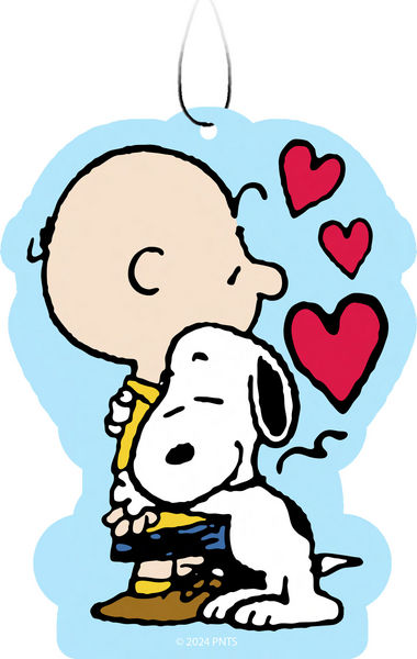 Peanuts Charlie Brown Snoopy Hearts Air Freshener