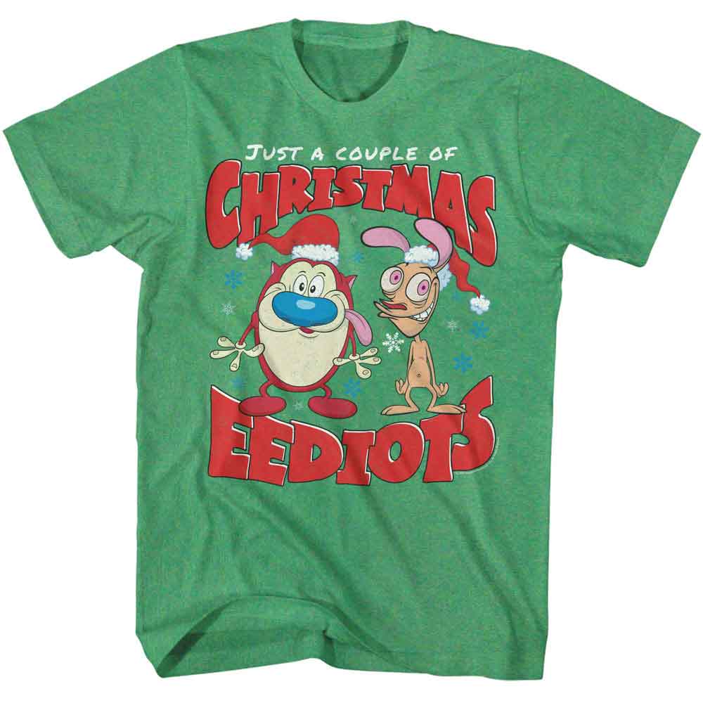 Ren and Stimpy Christmas Eediots T-Shirt officially licensed graphic tee