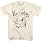 Ren and Stimpy Monotone Logo T-Shirt officially licensed graphic tee