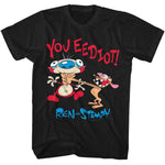 Ren and Stimpy You Eediot T-Shirt officially licensed graphic tee