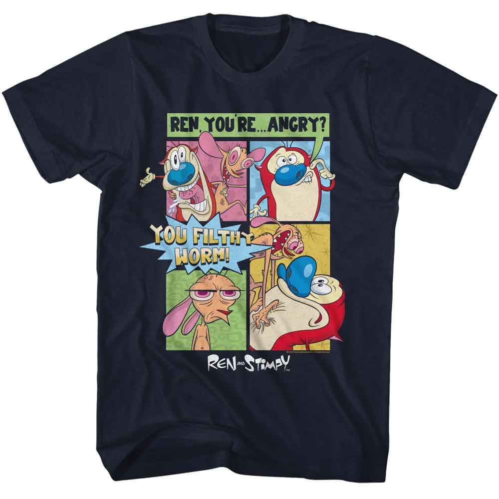 Ren and Stimpy Comic T-Shirt officially licensed graphic tee