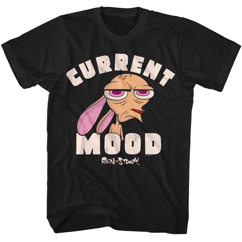 Ren and Stimpy Current Mood T-Shirt officially licensed graphic tee