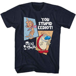 Ren and Stimpy Two Shapes T-Shirt officially licensed graphic tee