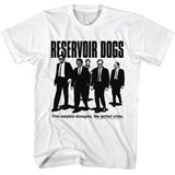 Reservoir Dogs One Perfect Crime T-Shirt officially licensed graphic tee