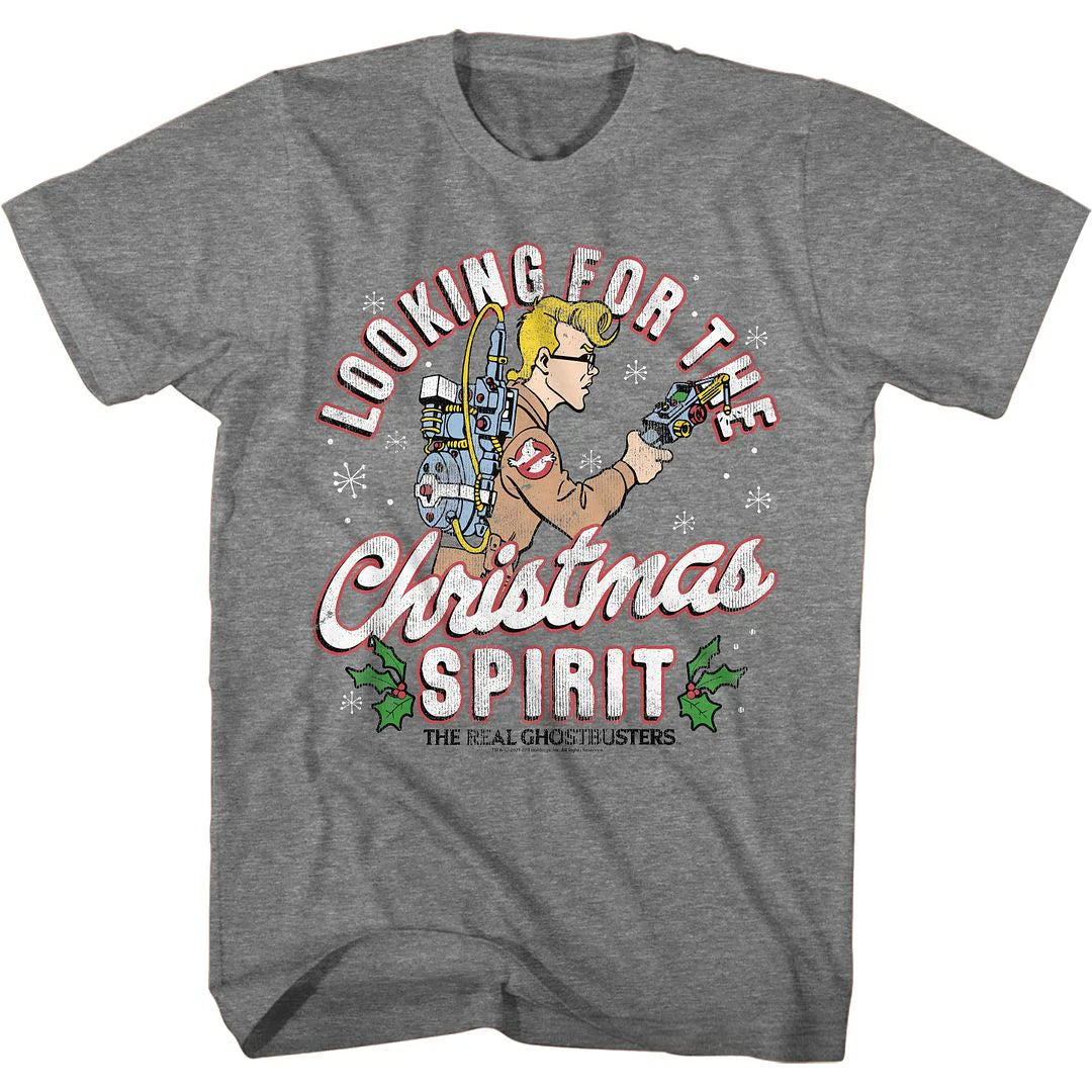 The Real Ghostbusters Christmas Spirit T-Shirt