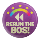 Rerun Retro Logo Button