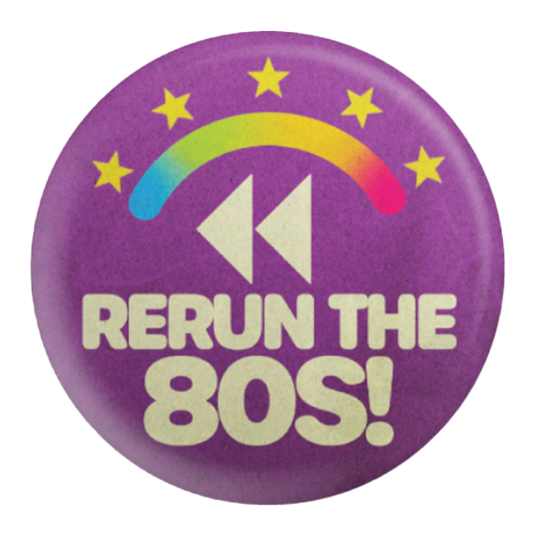 Rerun Retro Logo Button