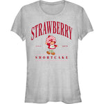 Strawberry Shortcake Collegiate Strawberry Shortcake Athletic Heather graphic t-shirt