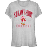 Strawberry Shortcake Collegiate Strawberry Shortcake Athletic Heather graphic t-shirt