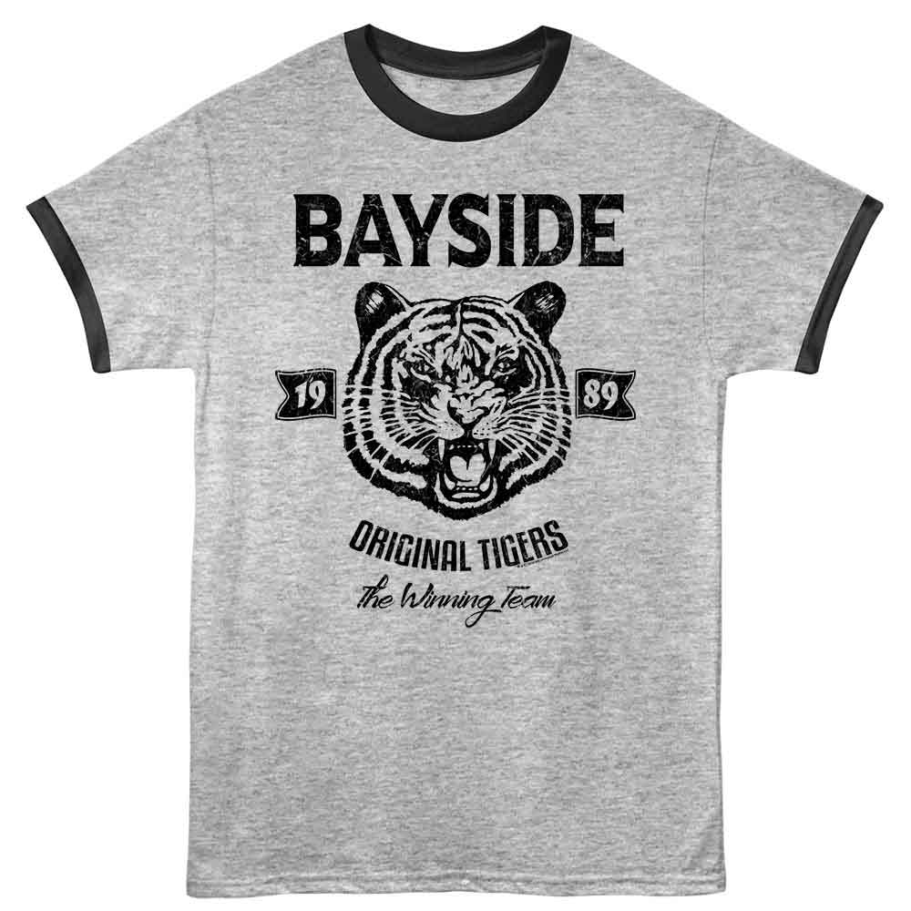 Saved by the Bell Original Tigers Sport Gray Black graphic t-shirt
