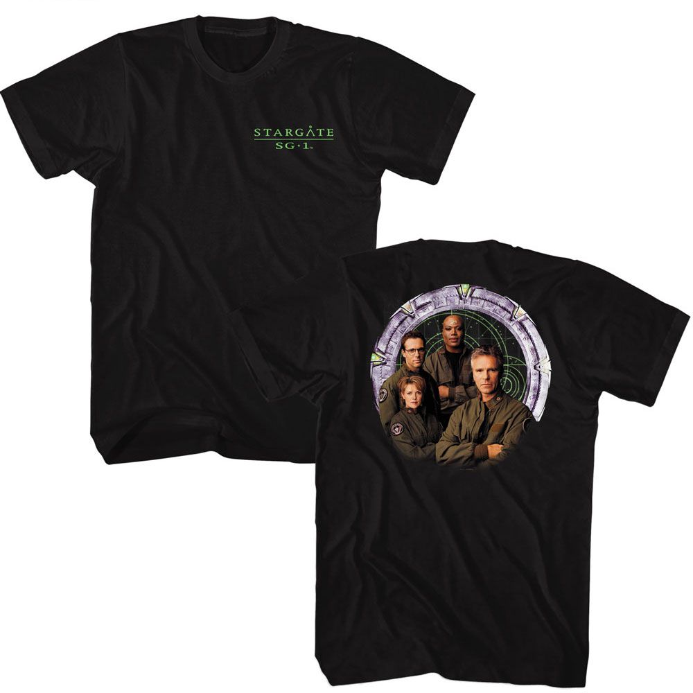 Stargate SG-1 Cast and Gate T-Shirt officially licensed graphic tee