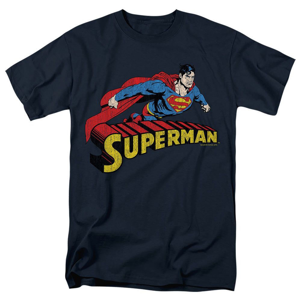 SUPERMAN/FLYING OVER Superman T-Shirt in Black