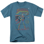 SUPERMAN/AOFM #424 COVER Superman T-Shirt in Athletic Heather