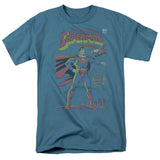 SUPERMAN/AOFM #424 COVER Superman T-Shirt in Athletic Heather