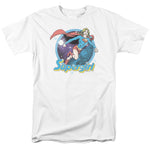 SUPERMAN/SUPERGIRL AIRBRUSH Superman T-Shirt in Athletic Heather