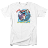 SUPERMAN/SUPERGIRL AIRBRUSH Superman T-Shirt in Athletic Heather