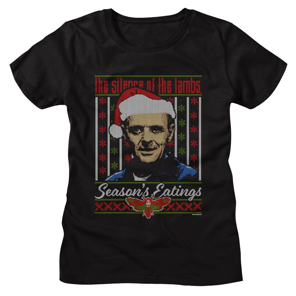 officially licensed The Silence of the Lambs Lecter Ugly Sweater women's tee