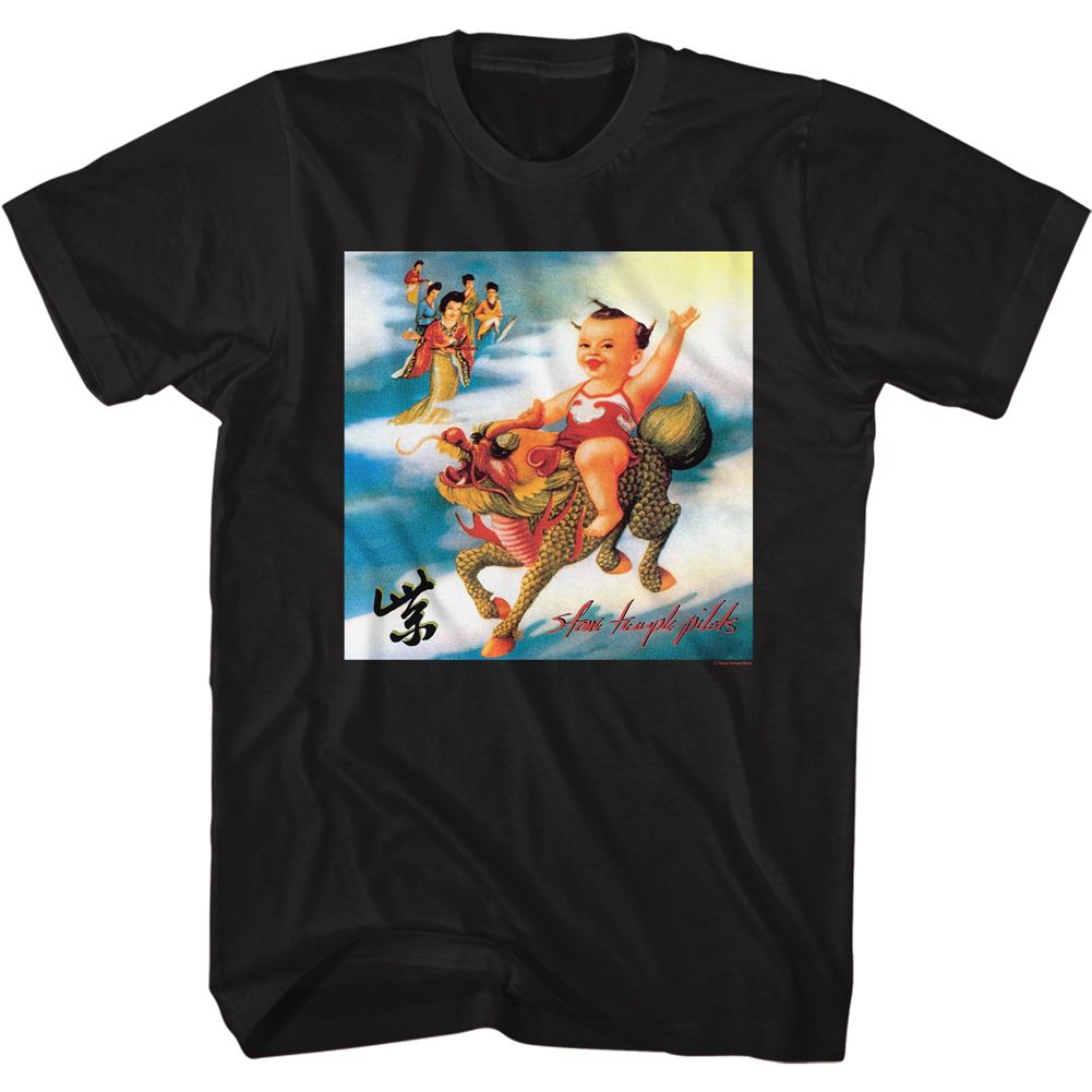 officially licensed Stone Temple Pilots Baby on Dragon T-Shirt tee